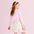 Girls  Emilie Shrunken Pointelle Bow Cardigan - Loveshackfancy Pink Xl