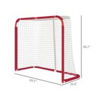6 X 4 Ft Hockey Net  Street Hockey Goal Net With Steel Frame  Pe Mesh