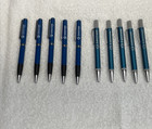 Lipitor Drug Rep Pens Pharma Metal Promo Tested   Working Ink 2 Style Lot Of 10