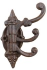Cast Iron Swivel Coat Hooks   Antique vintage Style - Great For Coats  Hats     