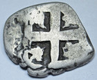 1759 Spanish Bolivia Silver 1 Reales Colonial 1700s Old Pirate Treasure Cob Coin