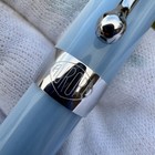 Aurora Alpha Sky Fountain Pen  14k M Nib  Made In Italy