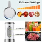 30 Speed Immersion Blender Handheld Blender Electric 1000w Hand Blender Chopper
