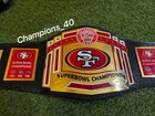 San Francisco 49ers Nfl Super Bowl Championship Title Belt Adults Size 2mm Brass