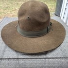 Original 1944 Ww2 U s  Army Campaign Hat 7 1 8 100  Wool