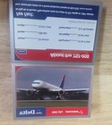 Unused Pack Of 25 Delta Trading Card  6 Boeing 757-200