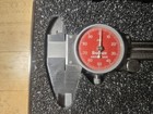 Starrett 120a Dial Caliper  Stainless  Red Face With Case Usa 