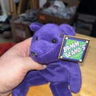 Plush Purple Bear Salvinos Big Bammers 1999 Mark Mcgwire 25 Bean Bag Stuffed