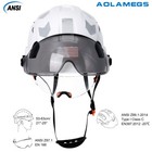 Construction Safety Helmets With Visor Built In Goggles Reflective Stickers Hat