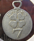 Vintage Good Luck Your Rexall Druggist Fob Medal Token - Pharmacy Pharmacist