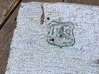 Vintage U S Forest Service Wood Sign Patrolmans Garage