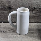 Ceramic Beer Stein Mug Os White Plain Blank German Tall Style