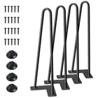 16  Hairpin Metal Furniture Legs - Diy Home Projects For Nightstand  Coffee Tabl