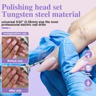 6pcs case Nail Art Grinding Drill Bits Electric Manicure Machine Diamond Bit