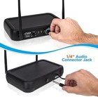 Wireless Microphone System Vhf Dual Handheld Transmitter Pa Karaoke Dj Pyle