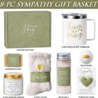 Sympathy Gift Baskets Gifts For Loss Of Loved One Mother Sage Green 