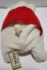 Coca Cola Polar Bear Plush 5  Red Vest Holding Coke Bottle Black Bowtie  1997
