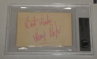 Sir Henry Cooper Signed Vintage 3x5 Index Card Bas Beckett Coa Boxing Autograph
