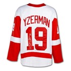 Steve Yzerman Autographed White Detroit Red Wings Jersey