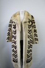 Women s Sz 8 Vintage Natural Cross Pearl Dark Ranch Mink Fur Coat Vg