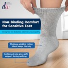 Debra Weitzner Big And Tall Diabetic Socks For Men Size 1315 Wide Cotton Loos   