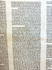 Torah Vintage Ashcanazi Sefer Torah Scroll Sku 90 Arizal Silver Rimonim Judaica