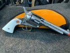 Vintage Stallion  45 Cap Gun Mark Ii    White Grips Nichols 1957