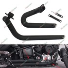 Black Shortshots Staggered Exhaust System For Yamaha V Star 650 Xvs650 Dragstar