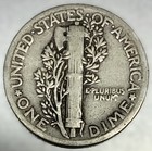 1935 P Mercury Dime Circulated 90  Silver 10c Us Coin - 5655