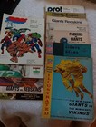 11 Nfl New York Giants  Programs Lot - 1964  65  66  67  68  69  70  74  