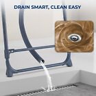 Serenelife Portable Dog Bath Tub W  Two Side Pockets   Built-in Drain System