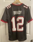 Authentic Tom Brady Tampa Bay Buccaneers Nike Jersey Alternate Gray Men   s S Nwot