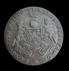 1794 Middlesex Freemasons Arms Halfpenny Conder Token Coin D h 371a