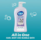 Dial Kids All-in-1 Body   Hair   Bubble Bath  Lavender Scent  32 Fl oz