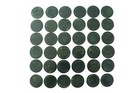 36 Vintage Antique Green W  Yellow Swirl Marbled Bakelite Catalin Poker Chips