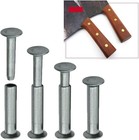 9 Sets Kitchen Knife Handle Screw Fixing Rivet Nuts Chef Knives Cutter Wooden Gr