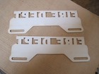 Lot Of 2 Fire Dept License Plate Toppers  Plastic 