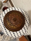 Vintage Hand Carved Kashmiri Rosewood Floral Keepsake Chest -7    Wide