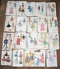 Lot Of 125 Vintage 40   s -80   s Sewing Patterns Simplicity mccalls butterick   Etc