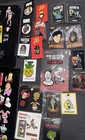 Horror Enamel Pin Lot  Zobie Bam Gutter Garbs   2 Custom Pin Display Holders