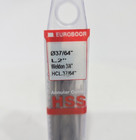 1 New  Euroboor 37 64  L2 Annular Cutter 3 4  Weldon Shank Hcl 37 64 