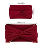 10 Pcs Soft Elastic Headbands Unisex Wide Sports Hair Bands For Gym Running Yoga