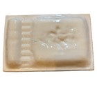 Vintage Mid-century Rectangular Turquoise Ashtray
