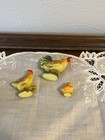 Vintage Miniature Chicken Family Figurines
