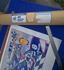 Autographed Sam Bass  Ricky Craven  Ron Barfield 98   New Holland Race Print