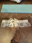 Vintage Satin Bridal Bag And Lace Garter 