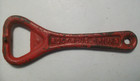 Antique 1890-1920 s Cast Iron Rockwood Drives Pulleys Bottle Opener 4 