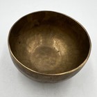 Vtg Tibetan Singing Bowl Hand Hammered Bronze Patina Meditation Sound Healing