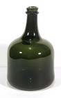 Vintage Colonial Williamsburg Winery Mallet Bottle Olive Blown Glass Wine Liquor