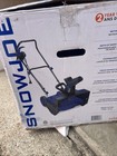 Snow Joe Electric Snow Blower  Push Snow Thrower For Driveway Snow Removal  Blue